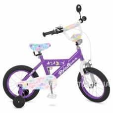 Велосипед детский PROF1 16Д. L16132 Butterfly 2 (сиреневый)